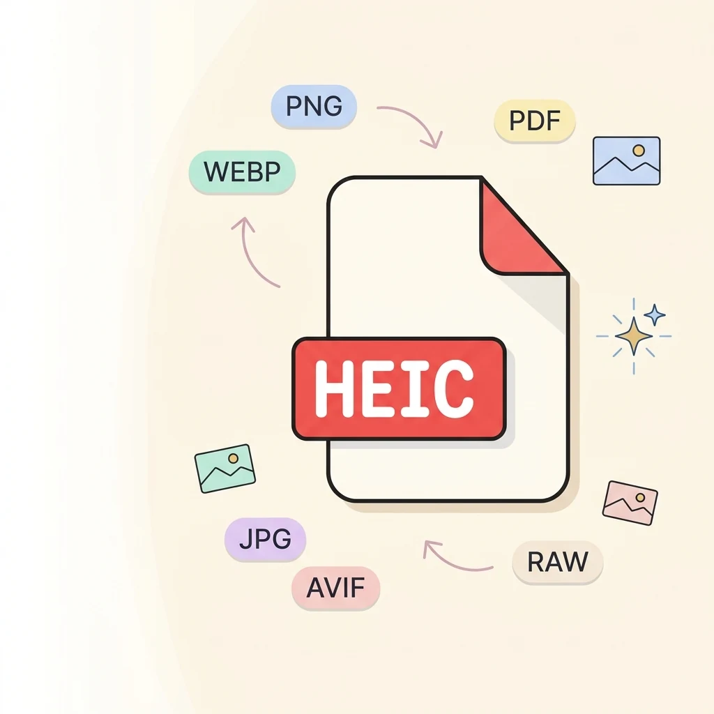 webp.now illustration — file format conversion concept