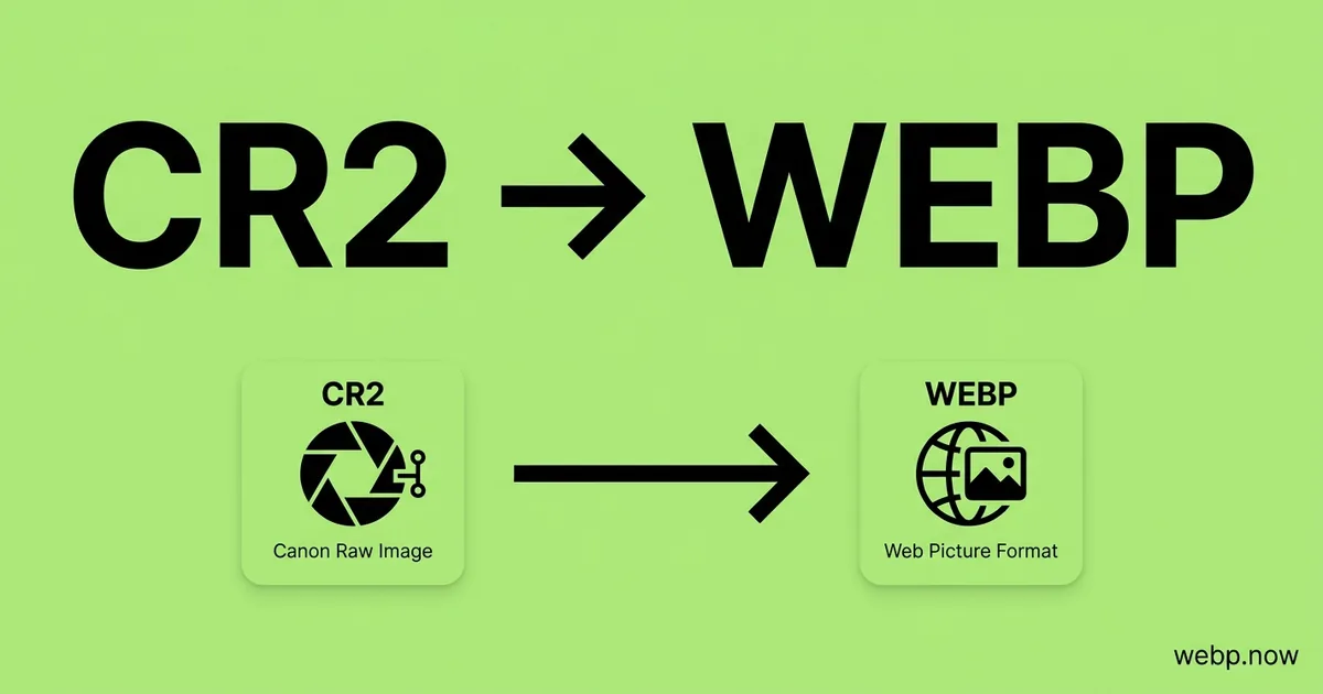 Convert CR2 to WebP Online Free