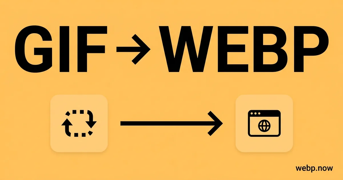 Convert GIF to WebP Online Free