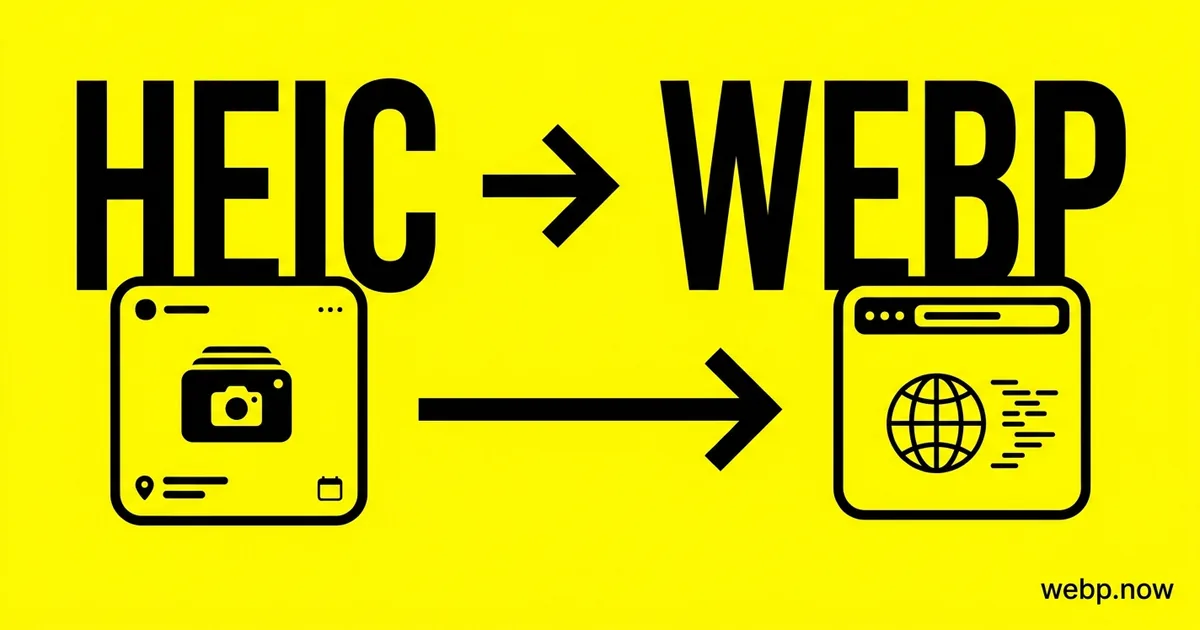 Convert HEIC to WebP Online Free