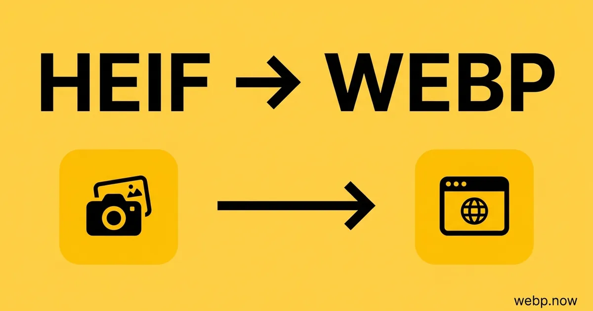 Convert HEIF to WebP Online Free