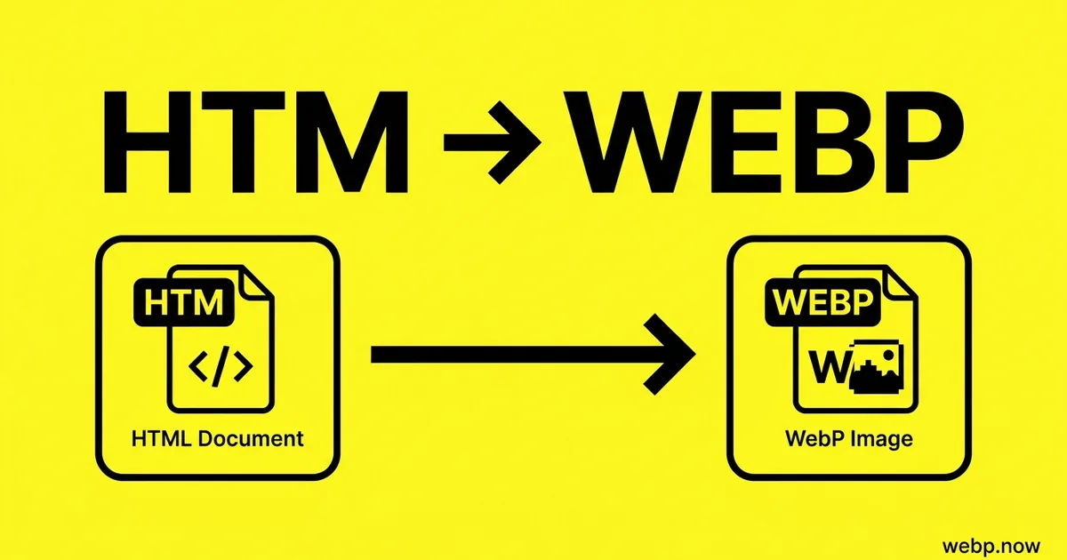 Convert HTM to WebP Online Free