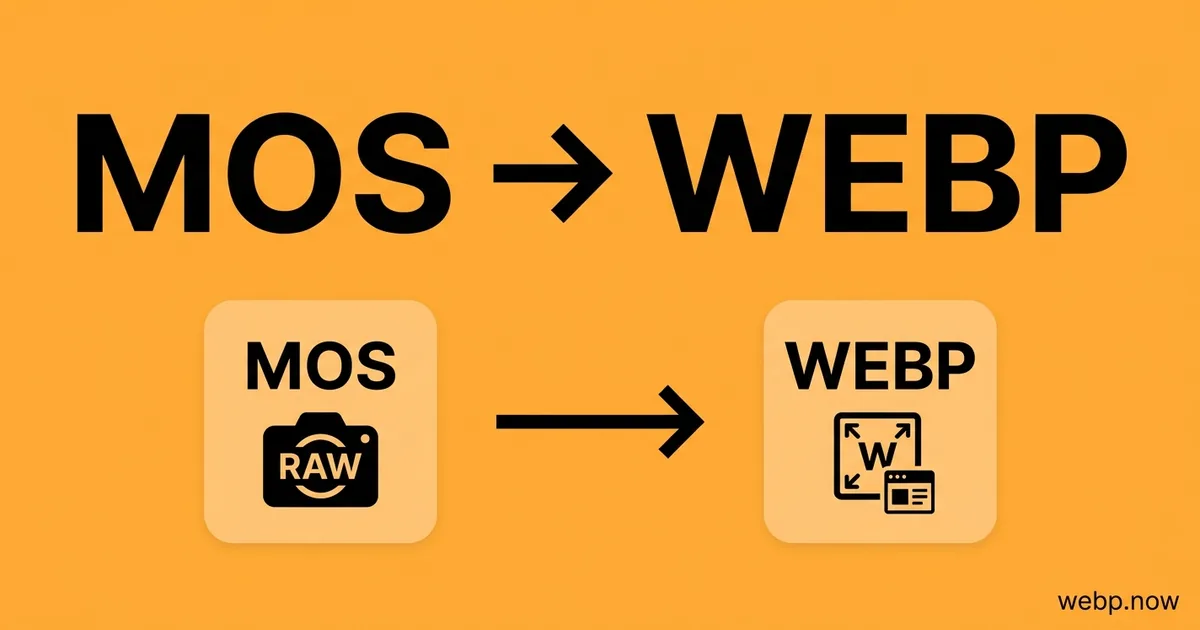 Convert MOS to WebP Online Free