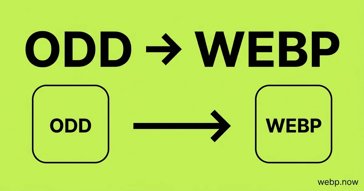 Convert ODD to WebP Online Free