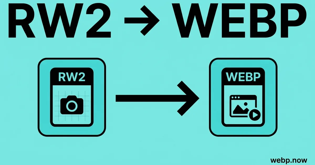 Convert RW2 to WebP Online Free