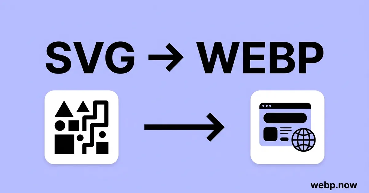 Convert SVG to WebP Online Free