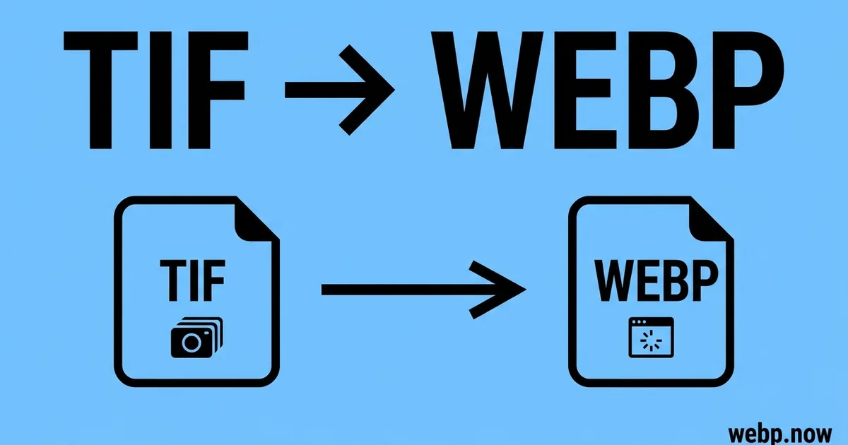 Convert TIF to WebP Online Free