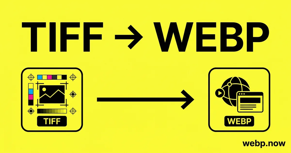 Convert TIFF to WebP Online Free