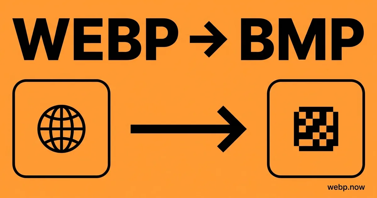 Convert WebP to BMP Online Free