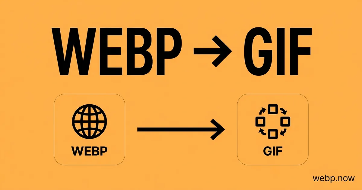Convert WebP to GIF Online Free