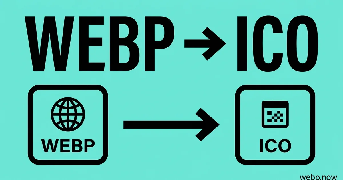 Convert WebP to ICO Online Free