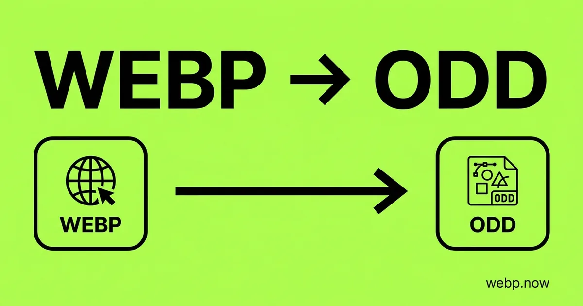 Convert WebP to ODD Online Free