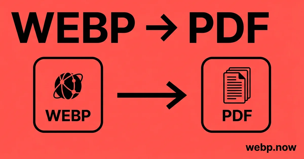 Convert WebP to PDF Online Free