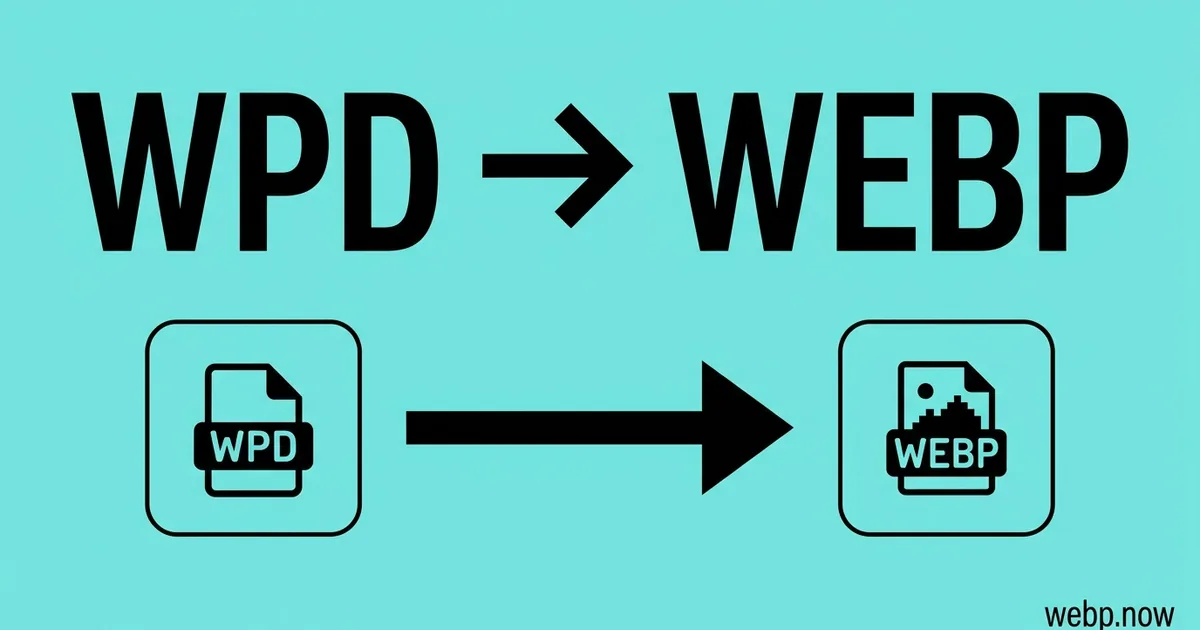 Convert WPD to WebP Online Free