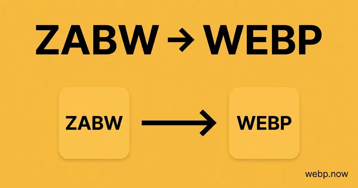 Convert ZABW to WebP Online Free